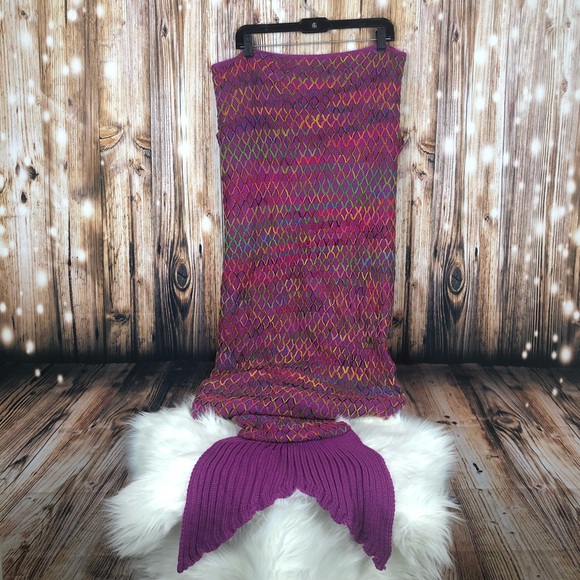 mermaid blanket Other - Mermaid tail knit blanket for teen or adult